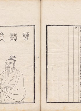 中国古代圣贤像古籍善本版画插图素材资料 425 740MB