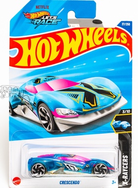 37号 CRESCENDO 蓝色 风火轮 X-RAYCERS 透明系列25B