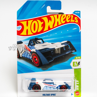 85号 VOLTAGE SPIKE 蓝白色 风火轮合金小跑车
