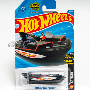黑色 107号 风火轮合金小跑车 蝙蝠侠快艇 BOAT 1966 BAT
