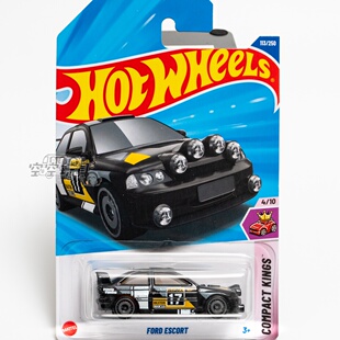 113号 FORD ESCORT 福特 黑色 风火轮合金小跑车