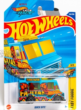 149号 QUICK BITE 蓝色 风火轮合金小跑车