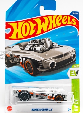 151号 RODGER DODGER 2.0 银色 风火轮合金小跑车