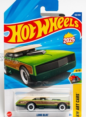 135号 LONG BLOC 绿色 风火轮合金小跑车