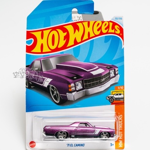 超宝132号 '71 EL CAMINO 紫色 风火轮合金小跑车