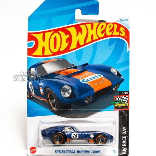122号SHELBY COBRA DAYTONA COUPE福特谢尔比深蓝色GULF风火轮