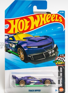 24号 TRACK RIPPER 紫色 风火轮合金小跑车