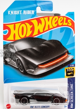 6号 HW K.I.T.T. CONCEPT 霹雳游侠 黑色 美泰风火轮合金小跑车