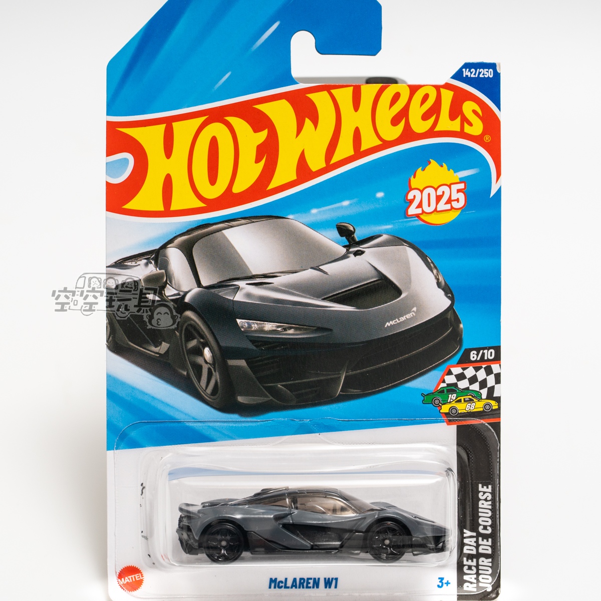 142号 MCLAREN W1 迈凯伦 深灰色 风火轮合金小跑车