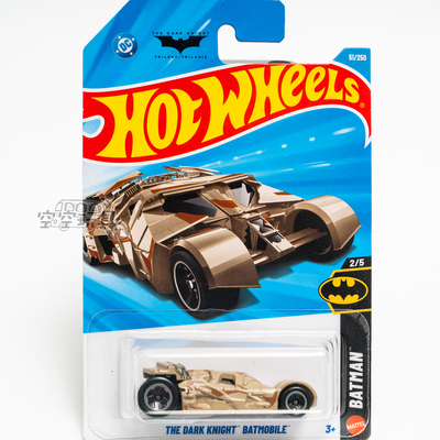 51号 THE DARK KNIGHT BATMOBILE 蝙蝠侠 迷彩色风火轮合金小跑车