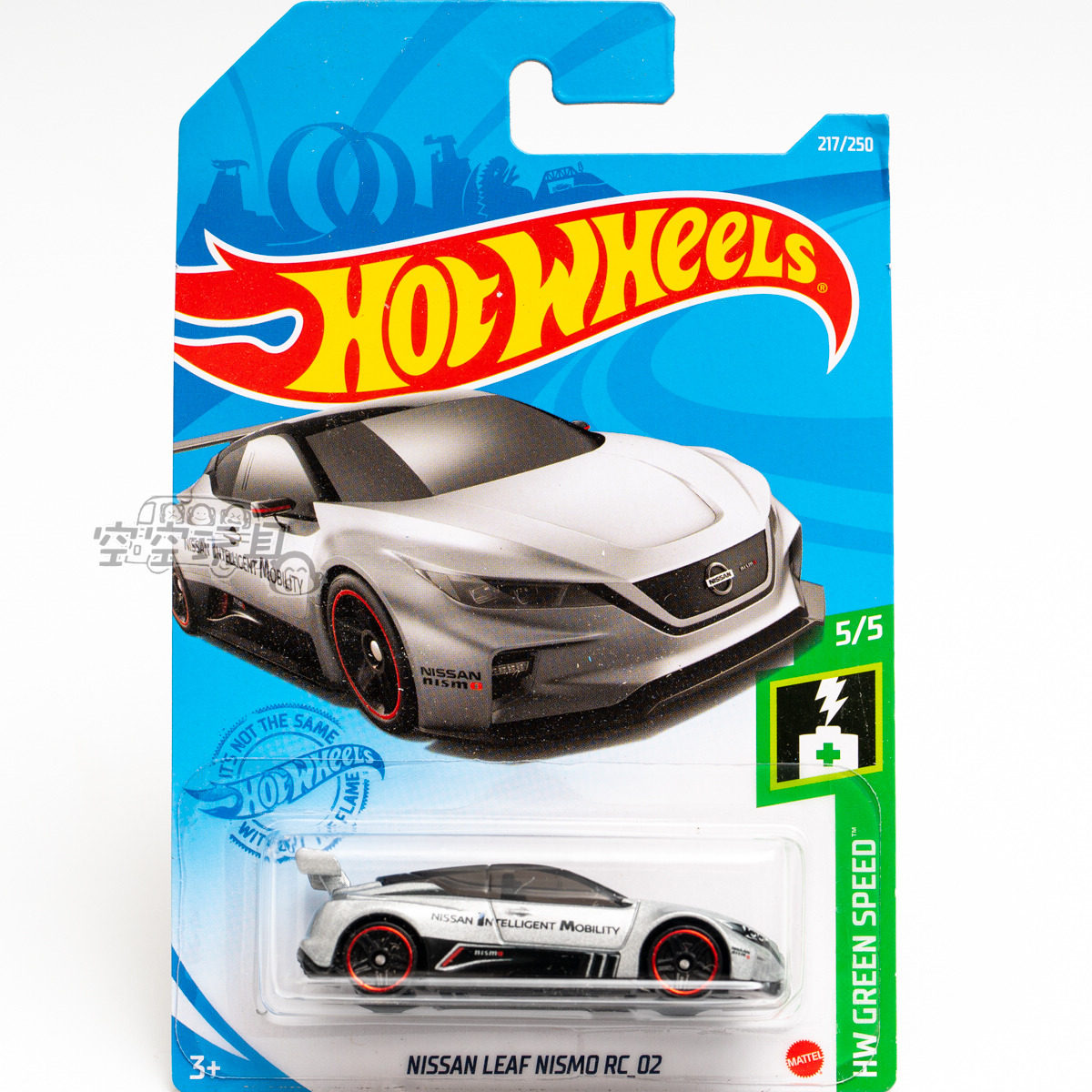 217号  日产leaf nismo rc_02 银灰色 美泰风火轮合金小跑车