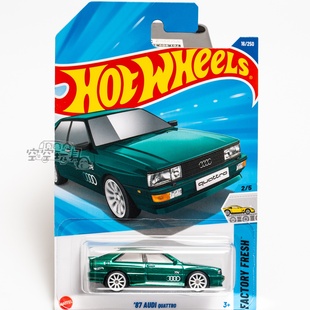 超宝 16号 '87 AUDI QUATTRO 奥迪 绿色 风火轮小跑车