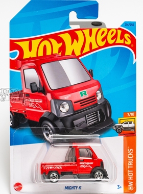214号 MIGHTY K 红色 美泰风火轮合金小跑车