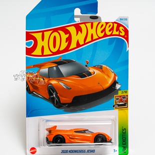184号 2020 KOENIGSEGG JESKO 柯尼塞格 橙色 风火轮合金小跑车