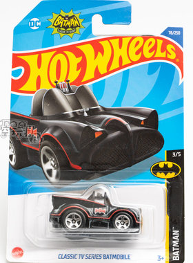 78号 CLASS TV SERIES Q版蝙蝠侠黑色美泰风火轮合金小跑车