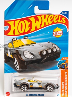 242号 EL SEGUNDO RALLYE 灰色 风火轮合金小跑车
