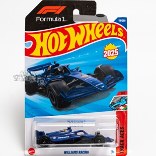 59号 WILLIAMS RACING 威廉姆斯F1 蓝色 风火轮合金小跑车