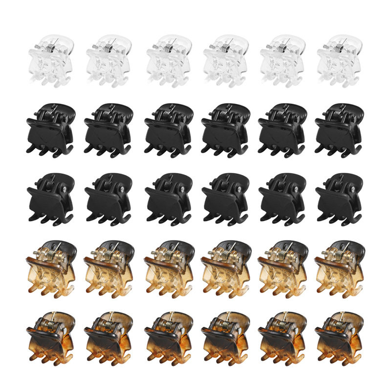 1.5厘米哑光黑色迷你小抓夹女刘海小发夹儿童公主头编发夹子头饰,饰品/流行首饰/时尚饰品新,民族风发饰,淘宝优惠券,粉丝福利购,淘宝优惠卷