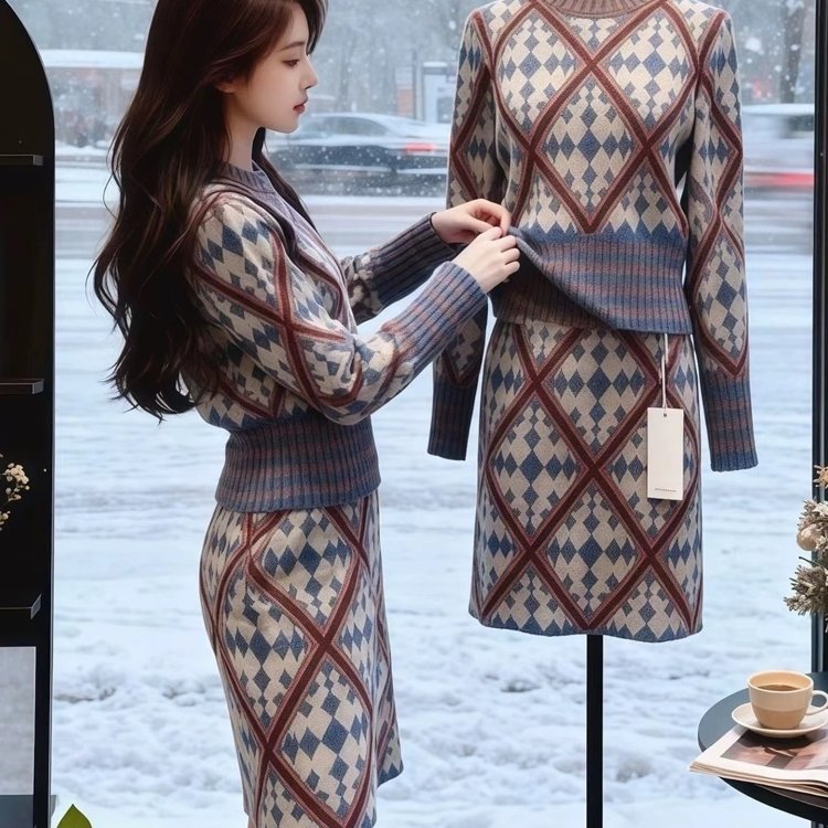 时尚套装时尚2025年冬季新款