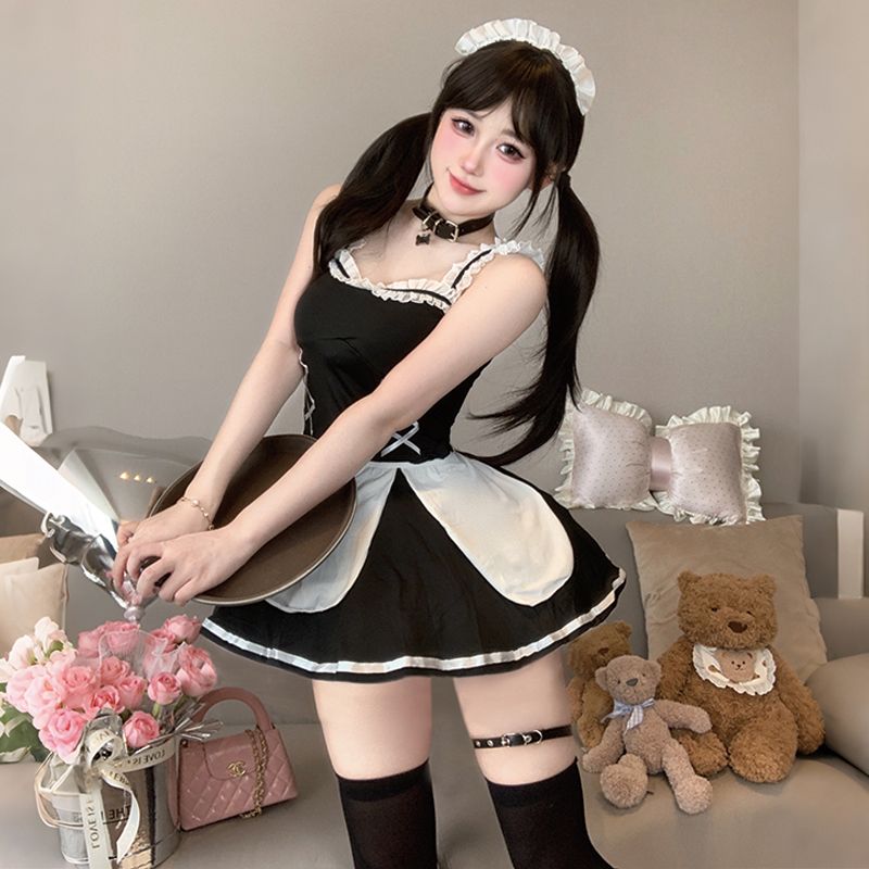 情趣睡衣性感情趣内衣女佣纯欲小胸制服连衣裙女仆套装诱惑睡衣女