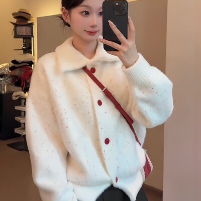 毛针织衫时尚2025年冬季新款