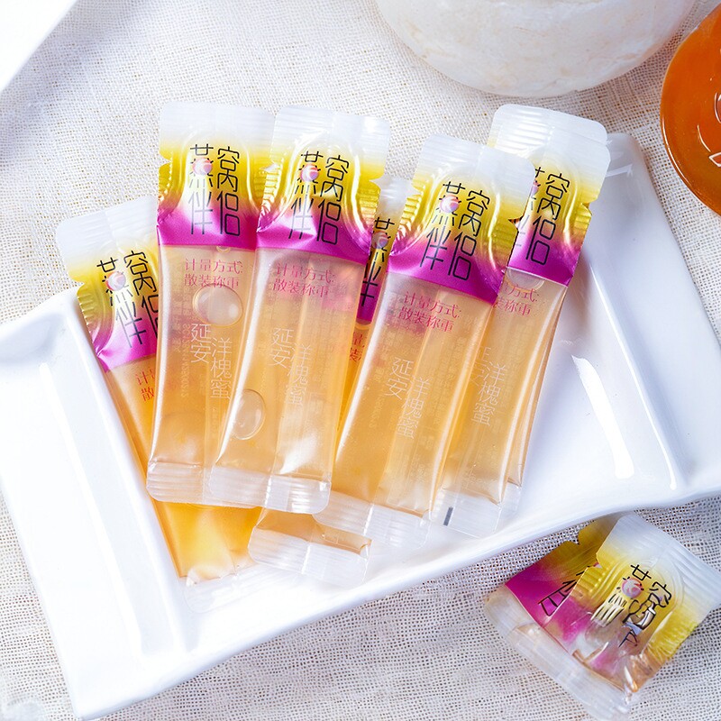 袋装蜂蜜延安洋槐蜜小包装椴树蜂蜜条装燕窝伴侣工厂现货