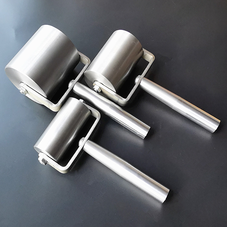 压轮防水卷材施工压辊压边滚封边工具搭边接缝双轴承实心大铁滚轮