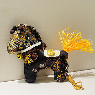 26年宋锦小马挂件diy材料包新年礼物织锦绸缎马年手工材料包壮锦