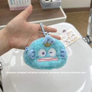 少女心可爱卡通蓝丑鱼零钱包软萌耳机包迷你钥匙扣挂件包包配饰挂