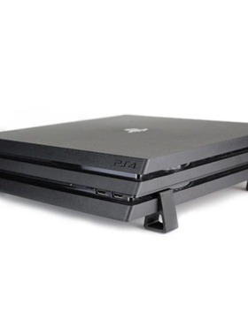 ps4 slim 主机散热底座ps pro游戏机黑色底座 平放式支架装饰配件