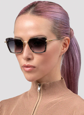 猫眼墨镜女欧美时尚百塔太阳镜