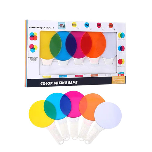 彩色透光过滤启蒙幼儿园早教