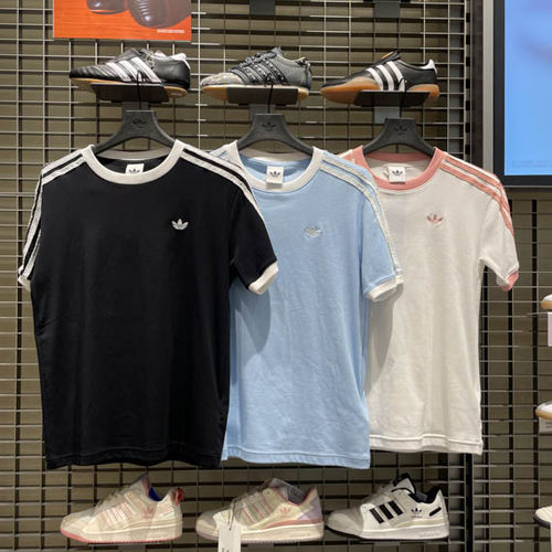 阿迪达斯女子运动短袖T恤