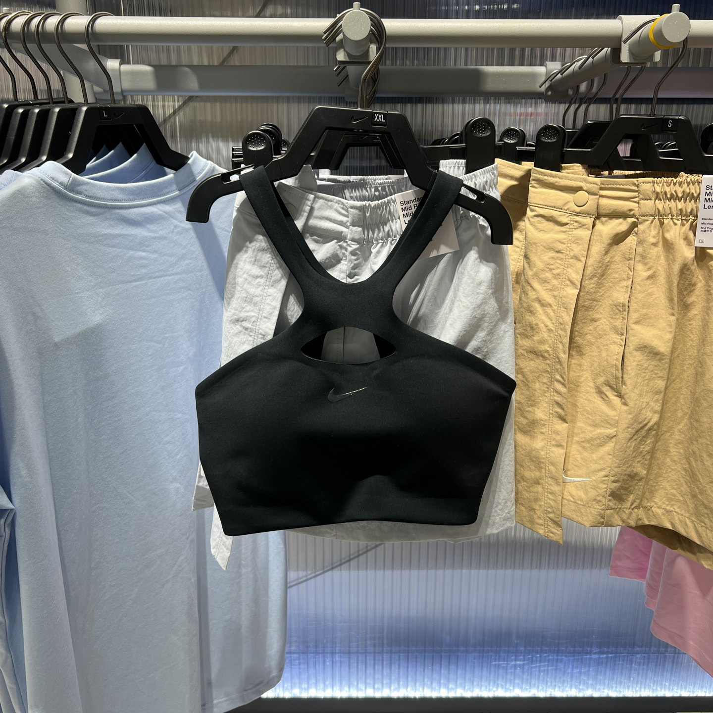 NIKE耐女子内衣BRA夏季新款X型支撑训练瑜伽运动胸衣IO9336-010