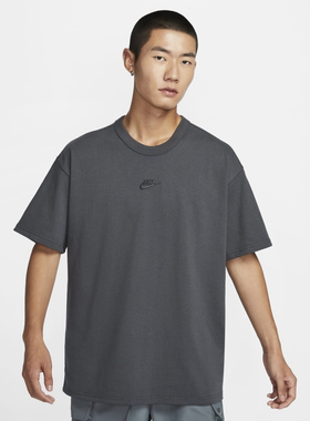 正品Nike耐克男子2024秋新款简约运动休闲圆领短袖T恤 DO7393-060