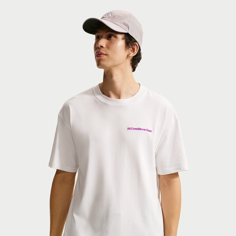 NIKE耐克男T恤夏季ACG字母印花户外运动透气短袖针织衫IR6986-121