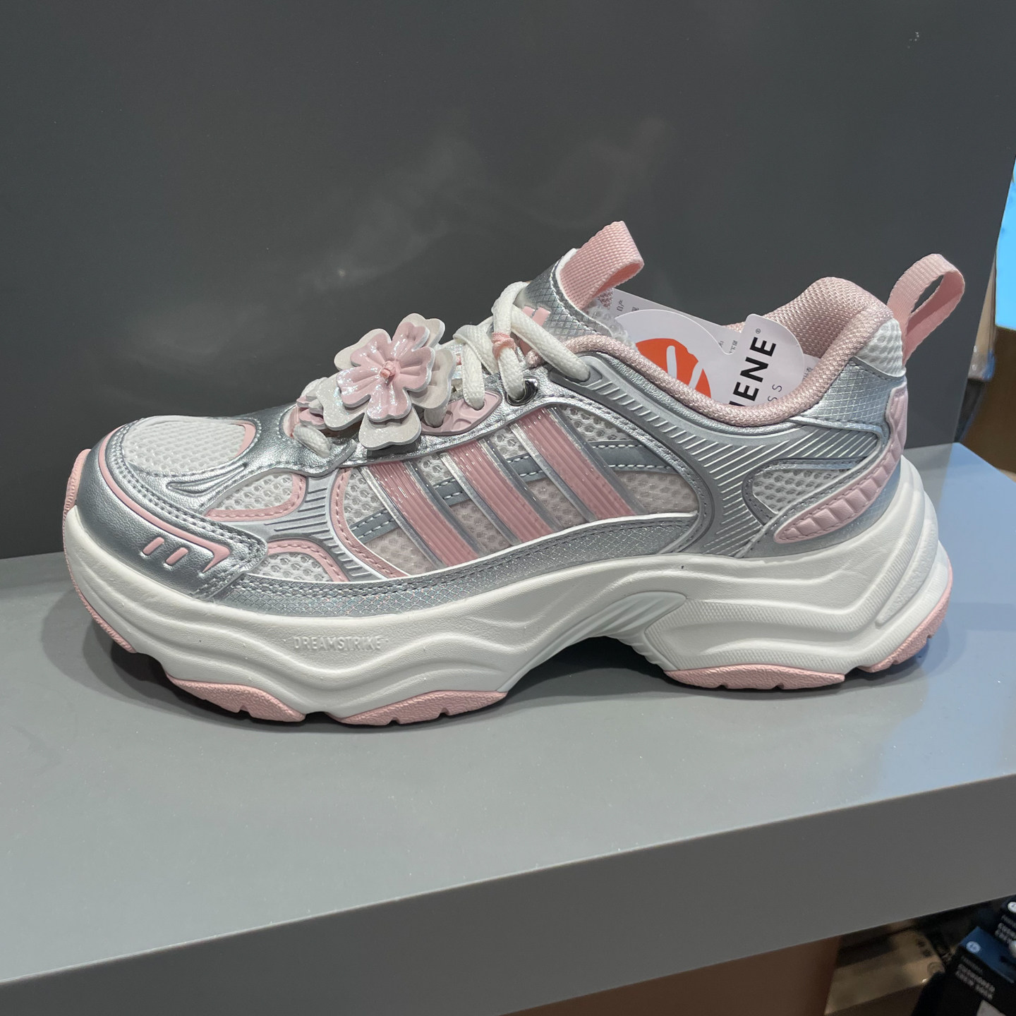 阿迪达斯女鞋2026夏季新款XLG FIN PULSE 厚底运动休闲鞋HP7274