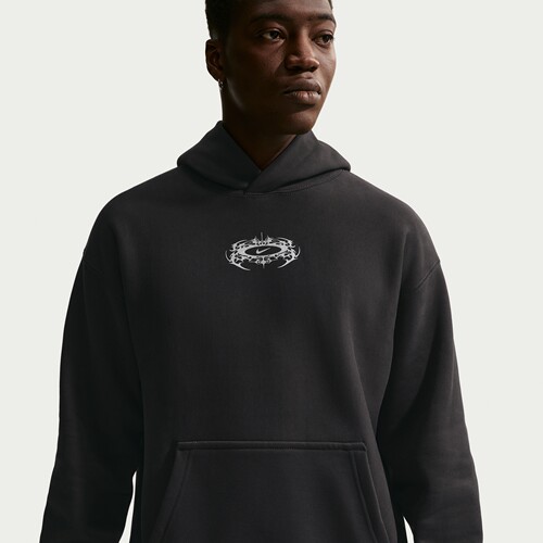 Nike耐克男子重磅加厚logo印花套头衫oversize连帽卫衣IQ1002-045
