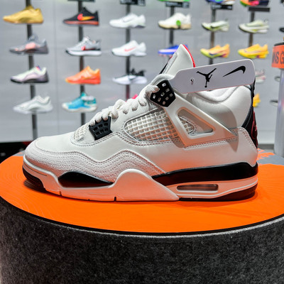 Nike/耐克Air Jordan4男子防滑耐磨透气缓震运动休闲鞋IM4002-100