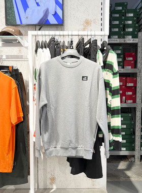 PUMA彪马男子2024秋季新款户外运动舒适印花卫衣套头衫 628144-53