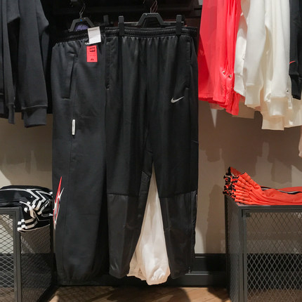 正品耐克男子2024冬新款拒水跑步训练保暖百搭运动长裤FZ1114-010