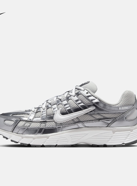 Nike耐克女鞋P-6000银灰色运动休闲鞋网面复古老爹鞋IO3496-001