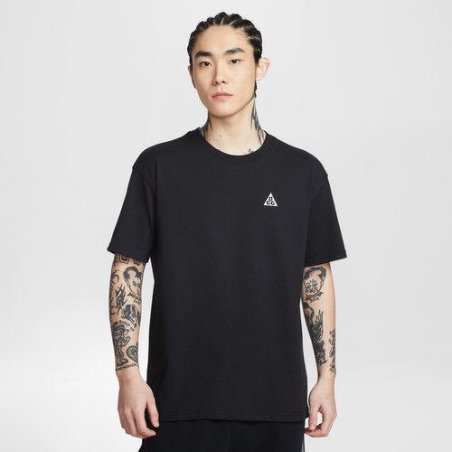 Nike耐克春季男子黑色短袖运动T恤宽松休闲落肩袖上衣IH1289-010