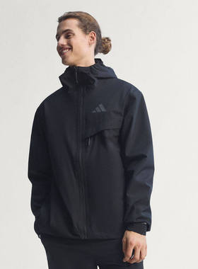 adidas阿迪达斯春季新款男子MT 2L RAIN J运动健身夹克外套JY4118