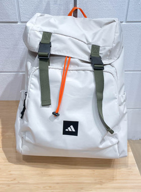阿迪达斯男女同款2025春季新款运动休闲大容量双肩背包KC1396