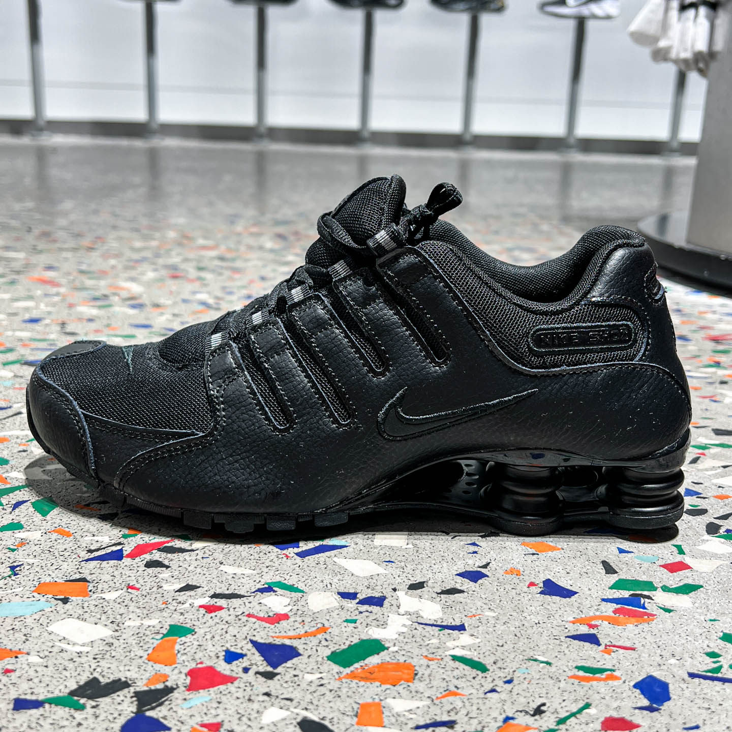 NIKE耐克男鞋SHOXNZ气柱黑色老爹鞋复古运动跑步休闲鞋IQ8263-002