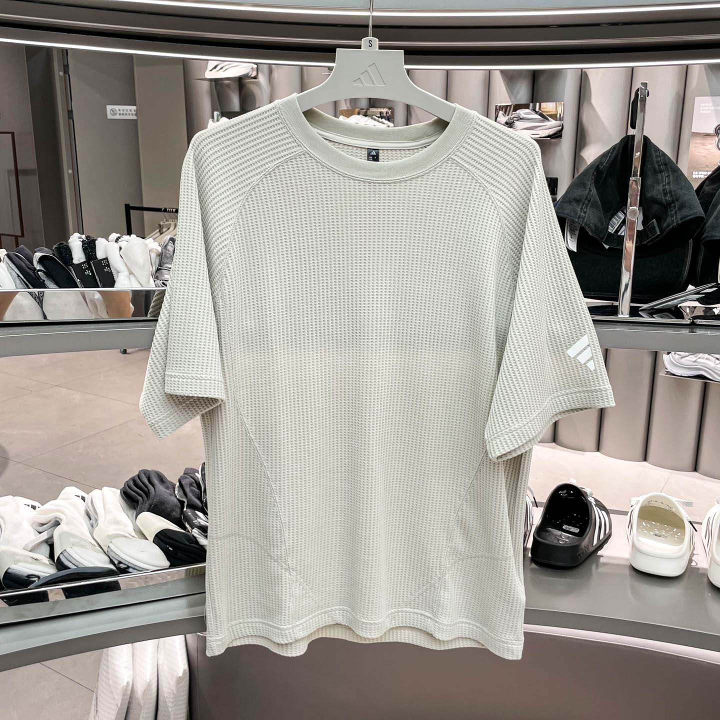 Adidas阿迪达斯夏季新款男子运动服M WF TEE SS休闲短袖T恤KW0108
