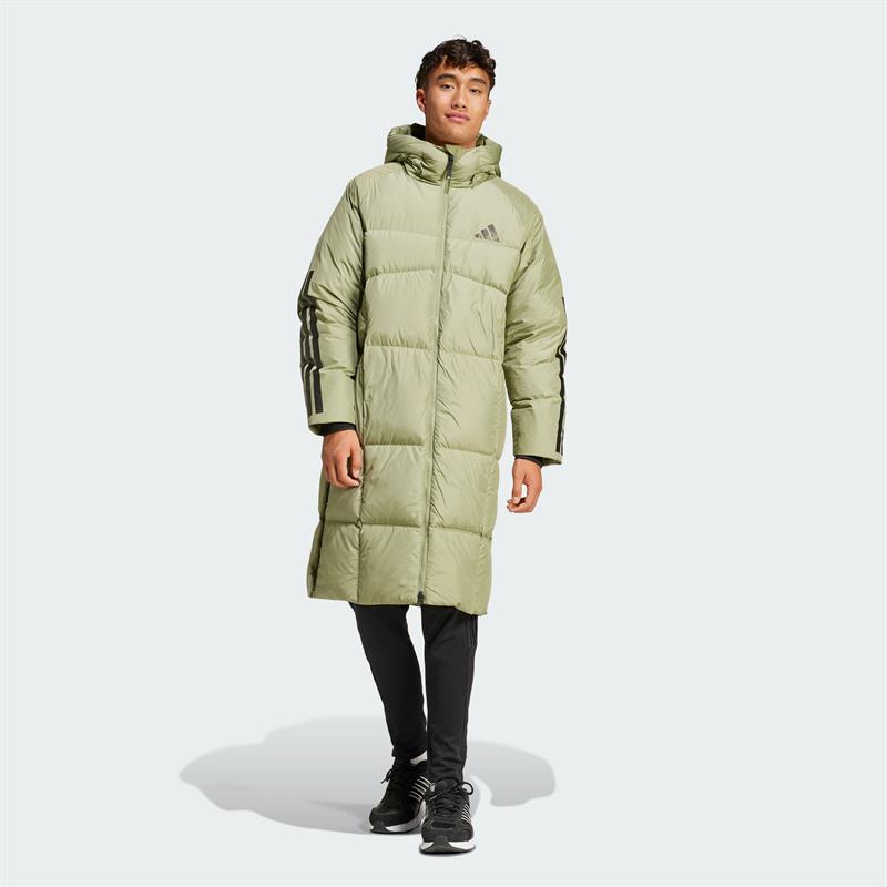 长款鸭绒羽绒服2024冬保暖夹克