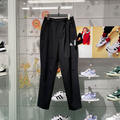 ADIDAS阿迪达斯男裤2024夏季新款透气宽松运动裤休闲九分裤IT3981