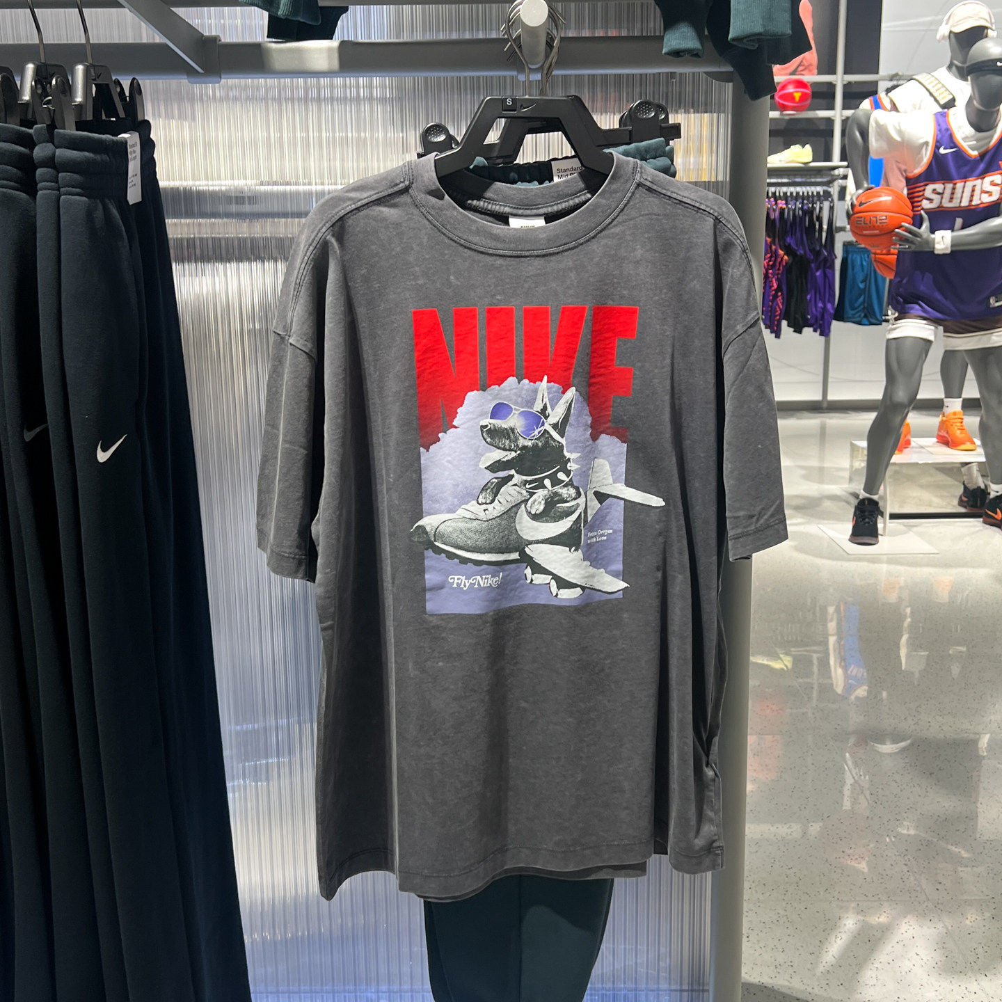 NIKE耐克女装夏新款纯棉个性印花LOGO运动休闲短袖T恤IR7588-060